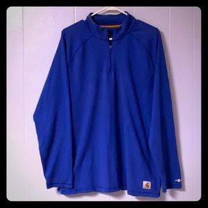 Means Carhartt 1/4 zip long sleeve shirt
